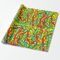 Papier d'enveloppement coloré par Tamara Diaz Art
