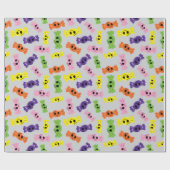 Cadeau Papier d'enveloppement coloré pour Halloween (Plat)