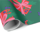 Cadeau Papier d'enveloppement coloré pour vacances (Coin rond)