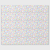 Cadeau Papier d'enveloppement Confetti coloré (Plat)