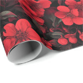 Cadeau Papier d'enveloppement cool Rose (Coin rond)