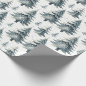 Cadeau Papier d'enveloppement couleur de l'arbre de Noël (Coin)