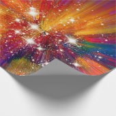 Cadeau Papier d'enveloppement couleur éclat (Coin)