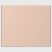 Cadeau Papier d'enveloppement couleur solide crémeux (Plat)