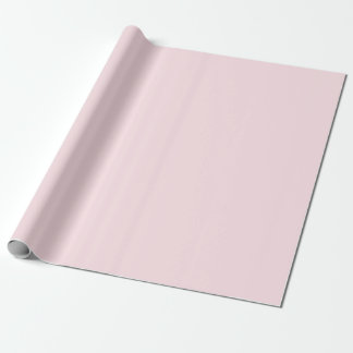 Cadeau Papier d'enveloppement couleur solide rose Whisper