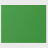 Cadeau Papier d'enveloppement couleur solide vert brillan (Plat)