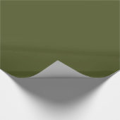 Cadeau Papier d'enveloppement couleur solide vert foncé d (Coin)