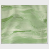 Cadeau Papier d'enveloppement couleur teinture verte à la (Plat)