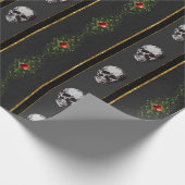 Cadeau Papier d'enveloppement crânien déplaisant de Noël (Coin)