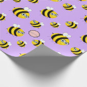 Cadeau Papier d'enveloppement d'abeille (Coin)