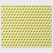 Cadeau Papier d'enveloppement d'abeilles (Plat)