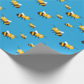 Cadeau Papier d'enveloppement d'abeilles (Coin)