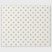 Cadeau Papier d'enveloppement d'abeilles de miel (Plat)