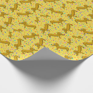 Cadeau Papier d'enveloppement Dachshund