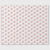 Cadeau Papier d'enveloppement d'action de grâces paraplui (Plat)