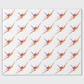Cadeau Papier d'enveloppement d'aéronef (Plat)