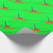 Cadeau Papier d'enveloppement d'aéronef (Coin)