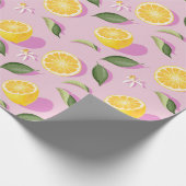 Cadeau Papier d'enveloppement d'agrumes (Coin)