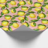 Cadeau Papier d'enveloppement d'agrumes (Coin)