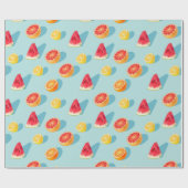 Cadeau Papier d'enveloppement d'agrumes (Plat)