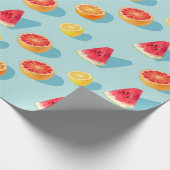 Cadeau Papier d'enveloppement d'agrumes (Coin)