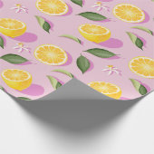 Cadeau Papier d'enveloppement d'agrumes (Coin)