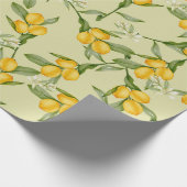 Cadeau Papier d'enveloppement d'agrumes (Coin)