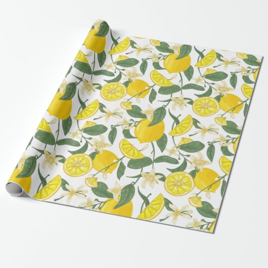 Cadeau Papier d'enveloppement d'agrumes (Déroulé)
