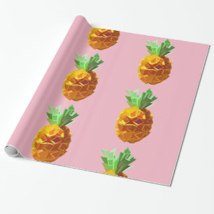 Cadeau Papier d'enveloppement d'ananas Origami