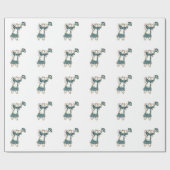 Cadeau Papier d'enveloppement d'angle patriotique (Plat)