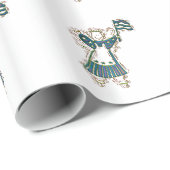 Cadeau Papier d'enveloppement d'angle patriotique (Coin rond)