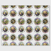 Cadeau Papier d'enveloppement d'animaux de Pâques (Plat)