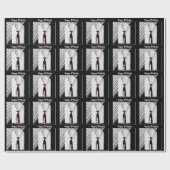 Cadeau Papier d'enveloppement d'anniversaire par dalDesig (Plat)