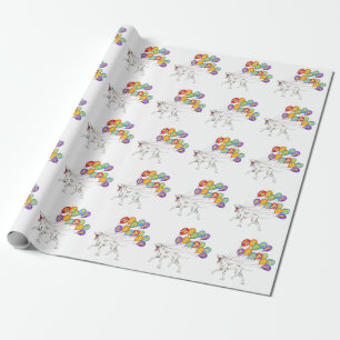 Cadeau Papier d'enveloppement d'anniversaire pour la Dalm