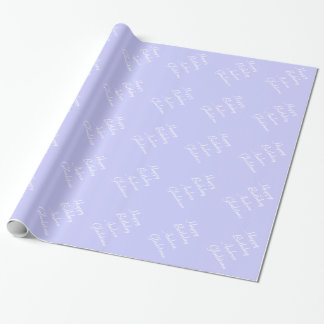 Cadeau Papier d'enveloppement d'anniversaire violet brill