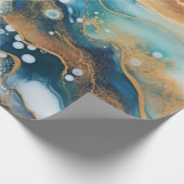 Cadeau Papier d'enveloppement d'aquarelle (Coin)