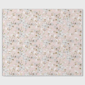 Cadeau Papier d'enveloppement d'aquarelle rose (Plat)