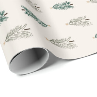 Cadeau Papier d'enveloppement d'arbre de Noël