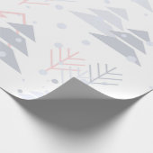 Cadeau Papier d'enveloppement d'arbre de Noël moderne (Coin)