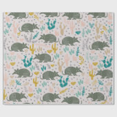 Cadeau Papier d'enveloppement d'armadillo mou (Plat)