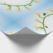 Cadeau Papier d'enveloppement d'art à fleurs de printemps