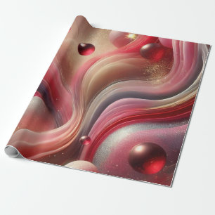 Cadeau Papier d'enveloppement d'art Abstrait