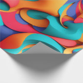 Cadeau Papier d'enveloppement d'art Abstrait (Coin)