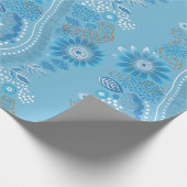 Cadeau Papier d'enveloppement d'art autochtone (Coin)