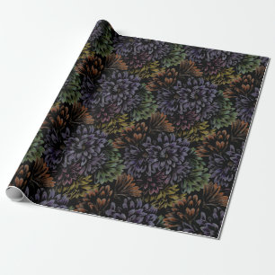 Cadeau Papier d'enveloppement d'art floral Enveloppement 