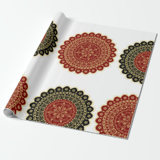 Cadeau Papier d'enveloppement d'art Mandala