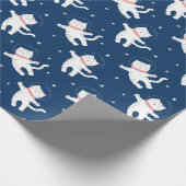 Cadeau Papier d'enveloppement d'astronautes animaux (Coin)