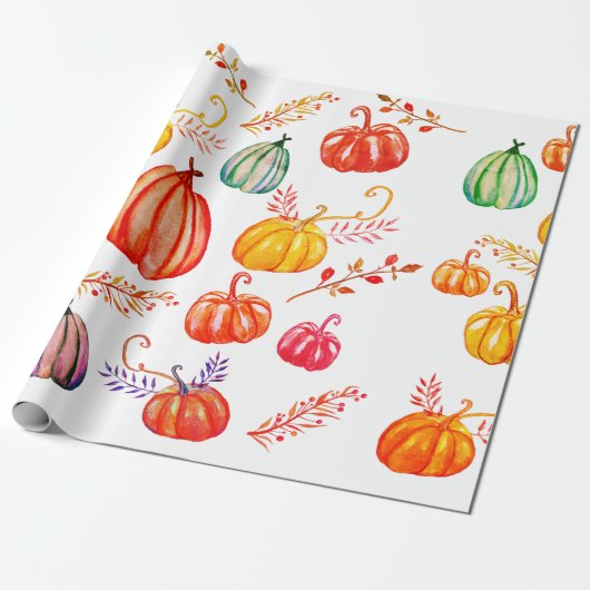 Cadeau Papier d'enveloppement d'automne (Déroulé)
