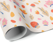 Cadeau Papier d'enveloppement d'automne (Coin rond)