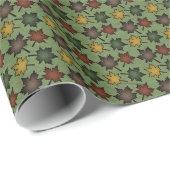 Cadeau Papier d'enveloppement d'automne (Coin rond)